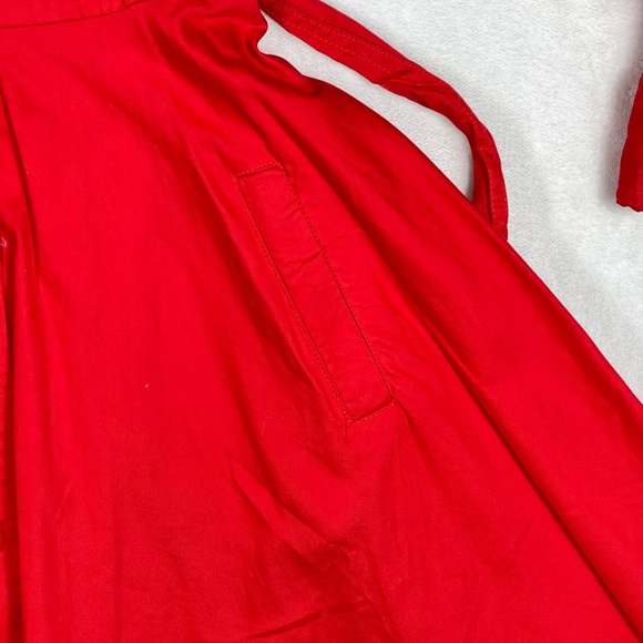 Jack by BB Dakota Vibrant Red Coat. French girl, Carolyn Kennedy, Whimsy, Bold - Picture 4 of 9